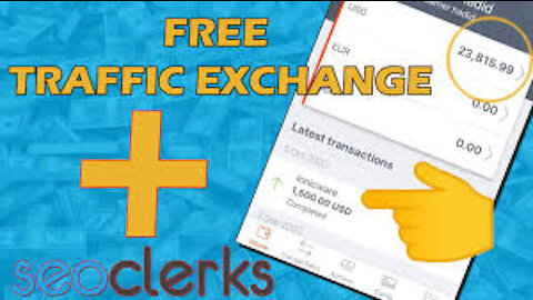 How To Earn Money Online With Traffic Exchange - Make Money From SeoClerks & Traffic Exchanges WOW