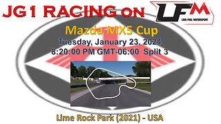 JG1 RACING on LFM - Mazda MX5 Cup- Lime Rock Park (2021) - USA - Split 3