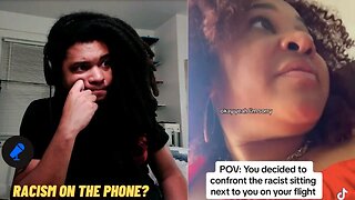 Black Woman Confronts White Passenger About Racist Texts On Tiktok...