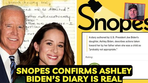 Snopes says Ashley Biden’s Diary is Real