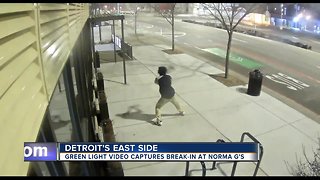 Suspect uses car jack to break into Project Green Light business on city's east side