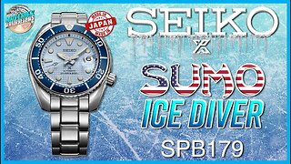 USA Exclusive! | Seiko Prospex Ice Diver Sumo 200m Automatic SPB179 Unbox & Review