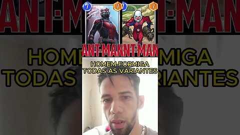 HOMEM FORMIGA TODAS AS VARIANTE MARVEL SNAP #marvelsnap