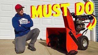 THIS SPRINGTIME SNOWBLOWER MAINTENANCE PROCEDURE IS NON-NEGOTIABLE