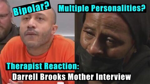 Therapist Reaction! Darrell Brooks Mother Interview: Is He Mentally Ill? #darrellbrooks #law #crime