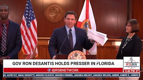 LIVE: Gov. Ron DeSantis Holds Presser on Biden Vaccine Mandate in Tallahassee, FL 11/4/21