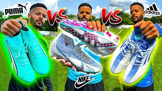 NIKE VS ADIDAS VS PUMA | $200 BOOT BATTLE *Which Is Best?*