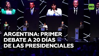 Los candidatos presidenciales de Argentina disputan por medidas económicas