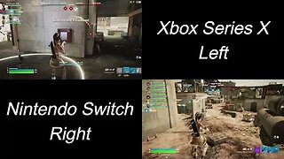 Unreal Editor for Fortnite Graphics comparisons between Xbox Series X and Nintendo Switch