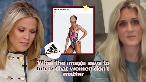 Riley Gaines, On A Swimsuit Ad From Adidas Featuring A Biological Male