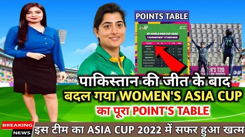 PAKW vs UAE W Asia Cup 2022 Highlights | Women Asia Cup 2022 Today Points Table | Pakw vs Uaew Live