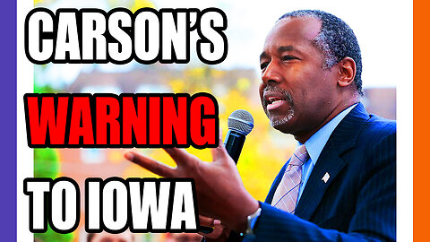 Dr Ben Carson Warns Iowa of Shenanegans