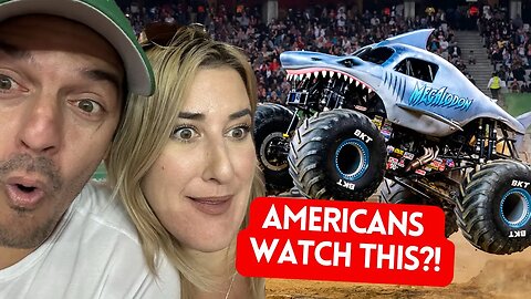 Cubans React to Monster Jam!! THIS IS AMERICAN?!