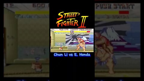 Street Fighter ChunLi vs EHonda #youtubeshorts #ytshorts #gaming #trending #viral #streetfighter
