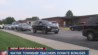 Wayne Township teachers donating bonuses