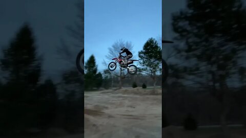 Massive Dirt Bike Jump #shorts