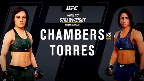 EA Sports UFC 3 Gameplay Tecia Torres vs Alex Chambers