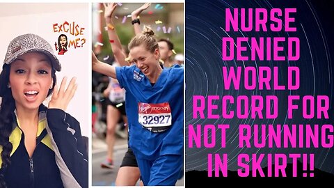 Nurse Jessica Anderson Was Denied A World Record For Not Running Marathon in a Skirt!! What?!