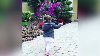 Little Girl Doesn’t Want To Go To School