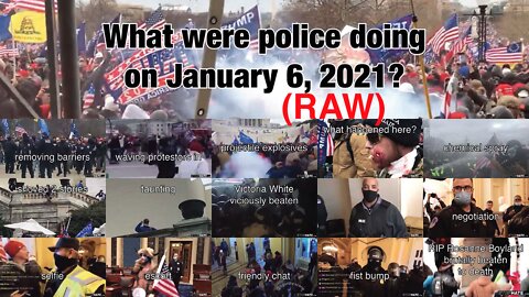 What were police doing on January 6, 2021? (Raw)