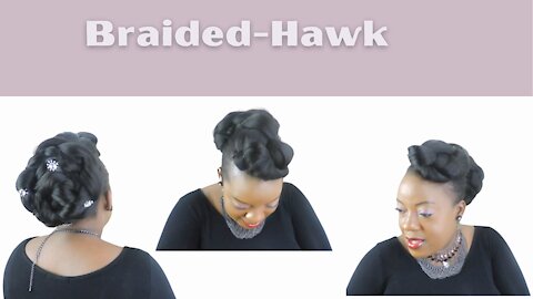 Braid-Hawk easy protective style