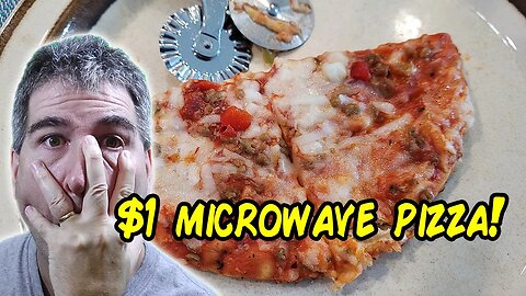 Is A $1 Supreme Microwave Pizza Any Good? 🍕😮