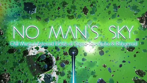 No Man's Sky Chill Music To Make You Fall Asleep Fast | Exploring Asteroid Fields | Relaxing Beats
