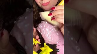 Slime on Mic Trigger for Sleep 🌼 ASMR sounds 🌼 #asmr #shortsvideo #asmrshorts #shorts