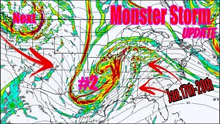 Next Monster Storm Coming! #2 of 4 - The WeatherMan Plus