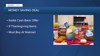 Ibotta app offering 9 Thanksgiving items free at Walmart