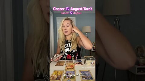Cancer ♋️ august tarot #cancer #tarot #tarotcards
