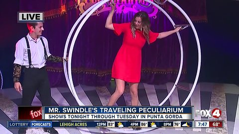 Mr. Swindle's Traveling Peculiarium comes to Punta Gorda - 7:30am live report