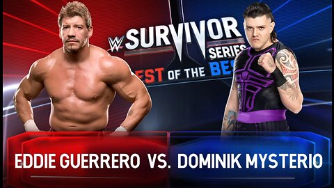 WWE 2K22 Eddie Guererro vs Dominik Mysterio
