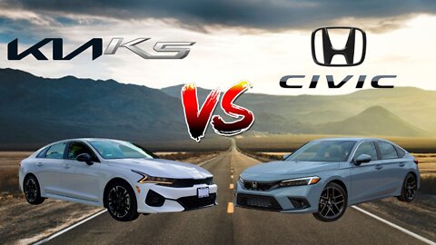 Honda Civic 2022 vs Kia K5 2022 Specs Comparison