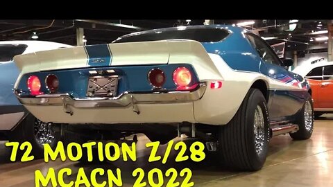 1972 Motion Z/28 Camaro MCACN 2022