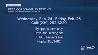 Collier County offering free COVID testing this week
