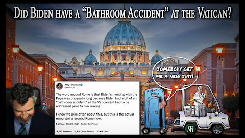 Did Biden have a “Bathroom Accident” at the Vatican?