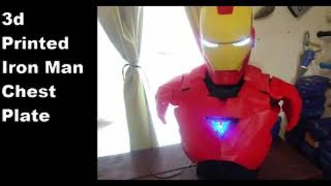 3d Printed Iron man chest plate