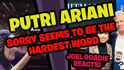 Putri Ariani - Sorry Seems to be Hardest Word LIVE - Roadie Reacts