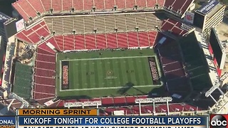 Kickoff tonight for college football national championship in Tampa