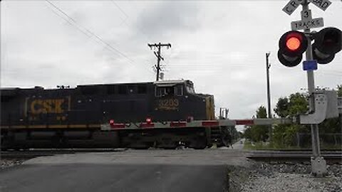 CSX M217 Autorack Train from Greenwich, Ohio September 9, 2023