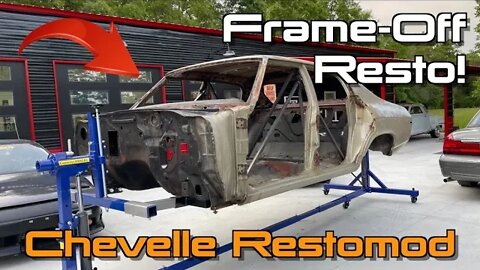 Mounting The Body To A Rotisserie For A Proper Frame-Off Restoration! Chevelle Restomod Ep.6