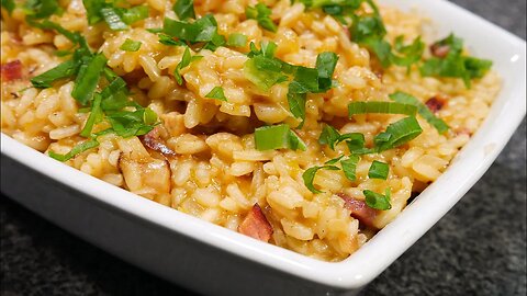 THE EASIEST RISOTO YOU CAN MAKE! Easy risotto recipe for dinner