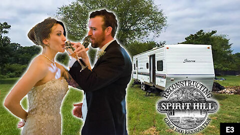 NEWLYWEDS GET THEIR START IN A CAMPER