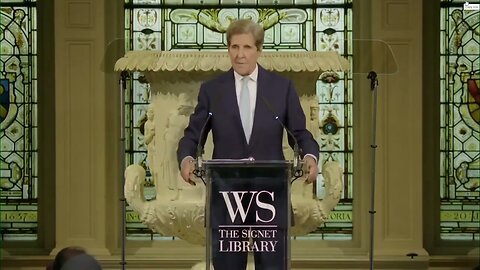 John Kerry “Now humanity is inexorably threatened by humanity itself."