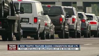Drivers get FDOT to install delineators on Big Bend Road