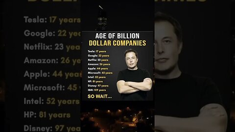 Age of billion dollar companies. #shahidanwar_llc2022 #shahidanwar #shahidanwarllc #shahidanwar