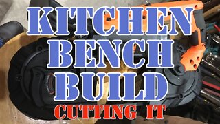 Kitchen Bench Build - Cutting the Board - Yay Amateur Wood Worker Here