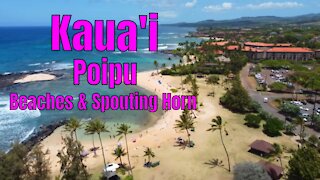 Kaua'i Hawaii | Poipu | Lihue | Beaches | Spouting Horn | Food | Shopping | Drone