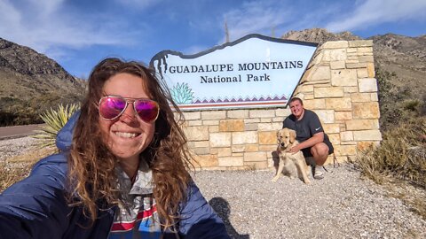 Extreme wind at Guadalupe Mountain National Park and getting lost in the dark looking for camp